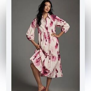 Bettina Tiered Shirt Dress by Maeve